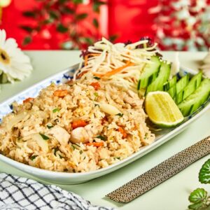 Stekt Ris m/ kylling